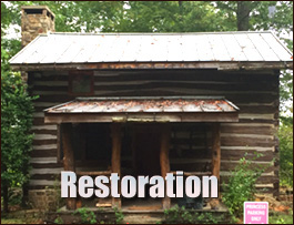 Historic Log Cabin Restoration  Jewell, Ohio